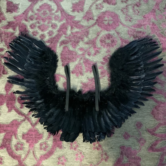 ❌SOLD❌👀Feathered Wings -Handmade-Real Duck & Goose Feathers-Costume-Ballet - Picture 6 of 9